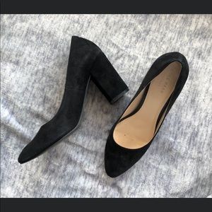 Cole Haan Block Heels - black suede, US 7